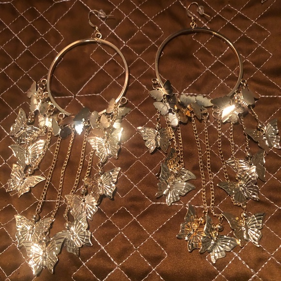 New Butterfly earrings - Picture 2 of 2